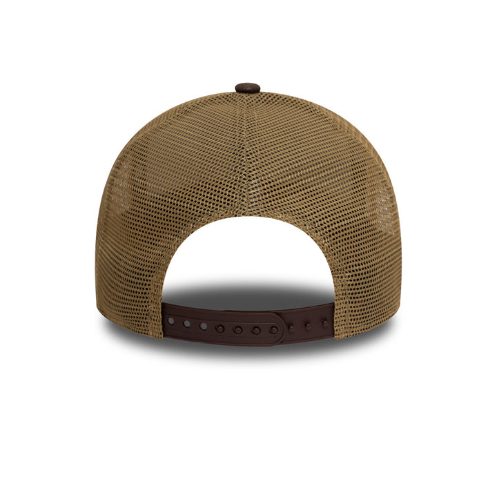 New Era 9FORTY E-Frame Trucker Patch Brown Snapback