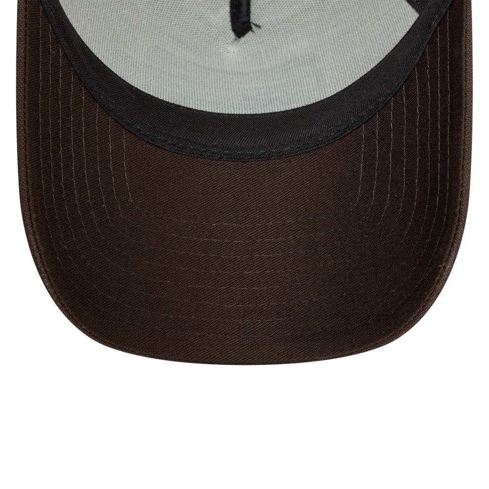 New Era 9FORTY E-Frame Trucker Patch Brown Snapback