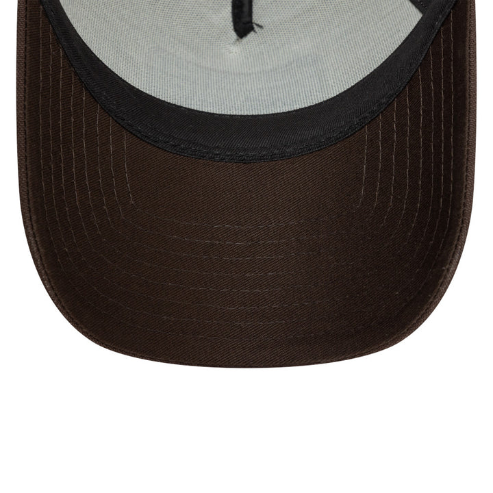 New Era 9FORTY E-Frame Trucker Patch Brown Snapback