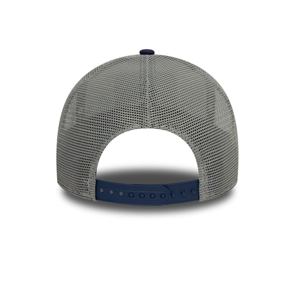 New Era 9FORTY E-Frame Trucker Patch White/Navy Snapback