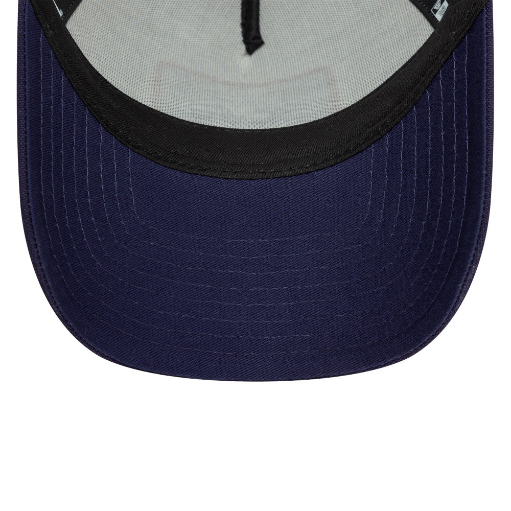 New Era 9FORTY E-Frame Trucker Patch White/Navy Snapback