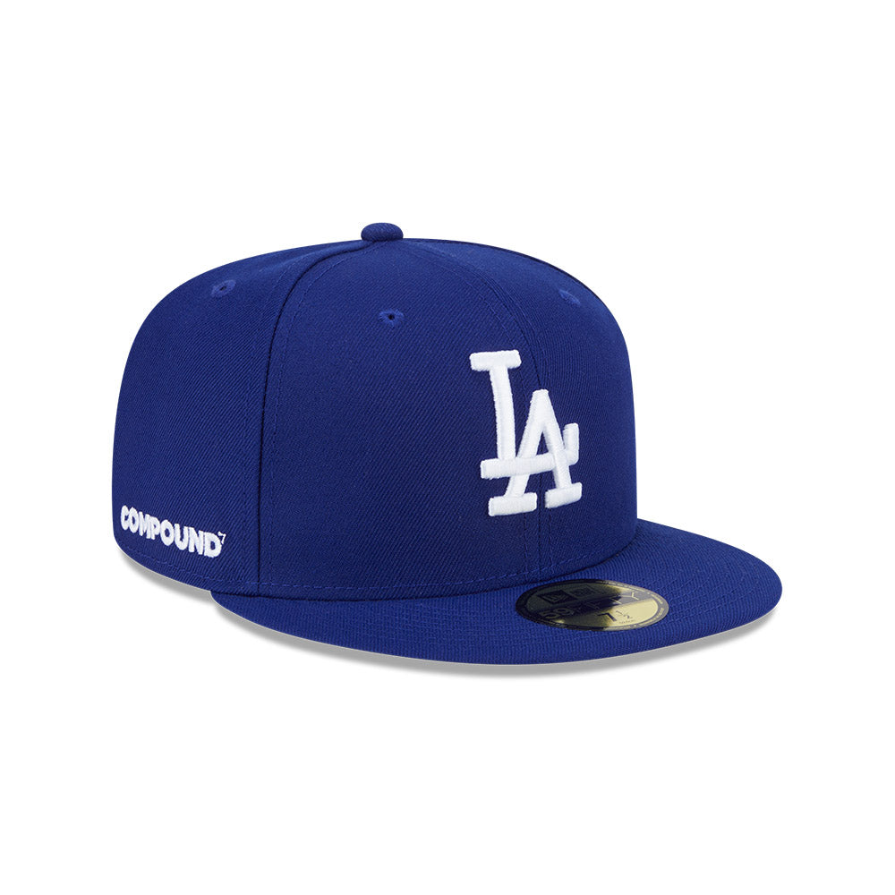 59FIFTY Los Angeles Dodgers Compound X MLB Dark Blue Fitted