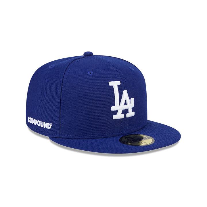 59FIFTY Los Angeles Dodgers Compound X MLB Dark Blue Fitted