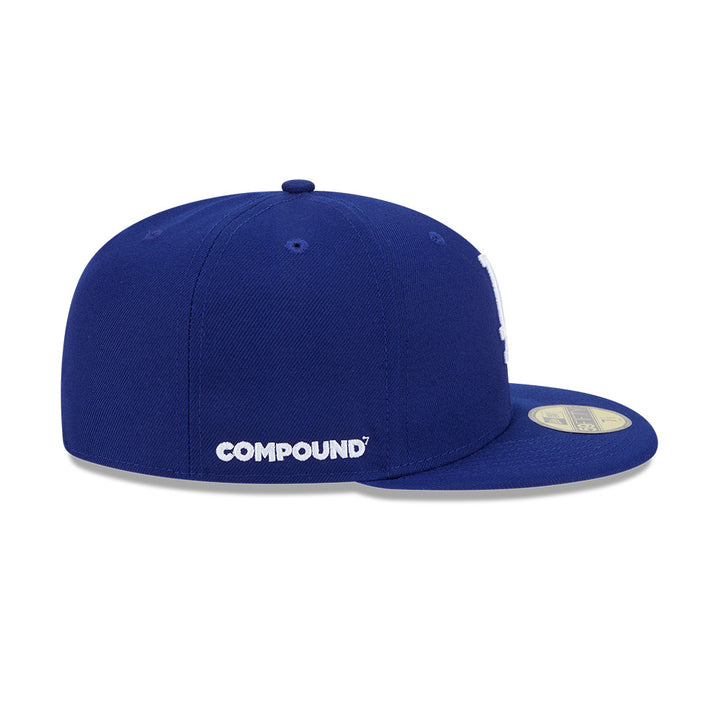 59FIFTY Los Angeles Dodgers Compound X MLB Dark Blue Fitted