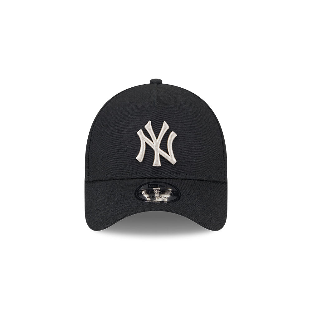9FORTY A-Frame New York Yankees Black Stone Repreve Black Snapback