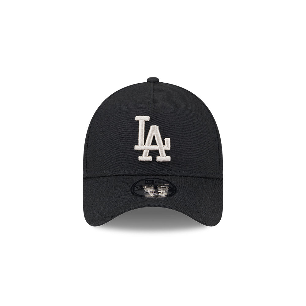 9FORTY A-Frame Los Angeles Dodgers Black Stone Repreve Black Snapback