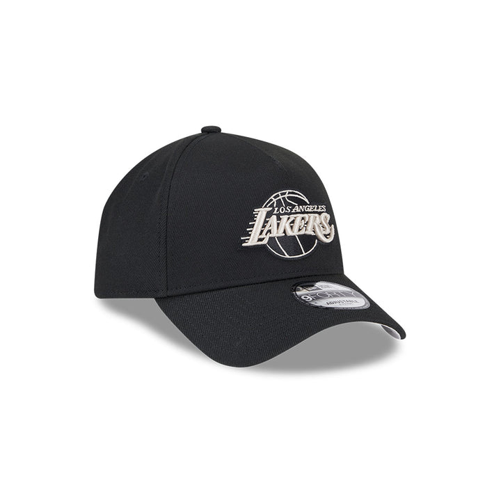 9FORTY A-Frame Los Angeles Lakers Black Stone Repreve Black Snapback