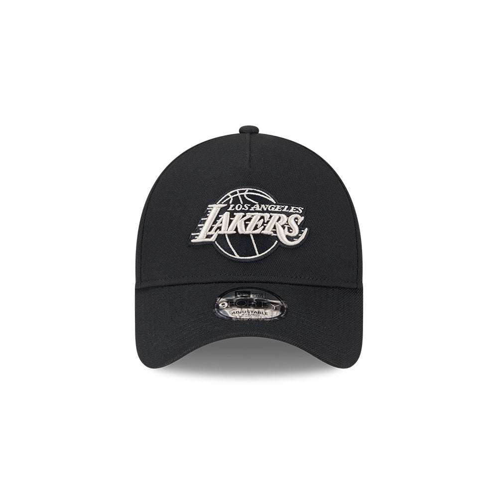 9FORTY A-Frame Los Angeles Lakers Black Stone Repreve Black Snapback