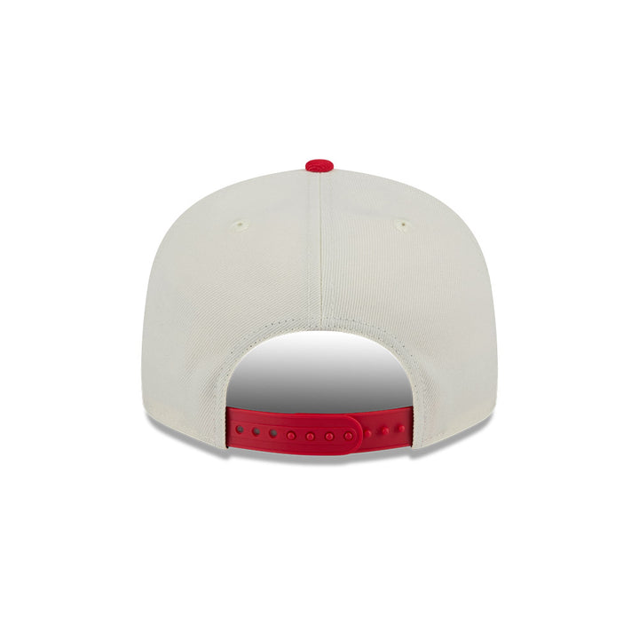 9FIFTY Chicago Bulls Script NBA Chrome White Snapback