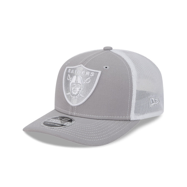 9SEVENTY Las Vegas Raiders Grey Contrast Stretch Snapback