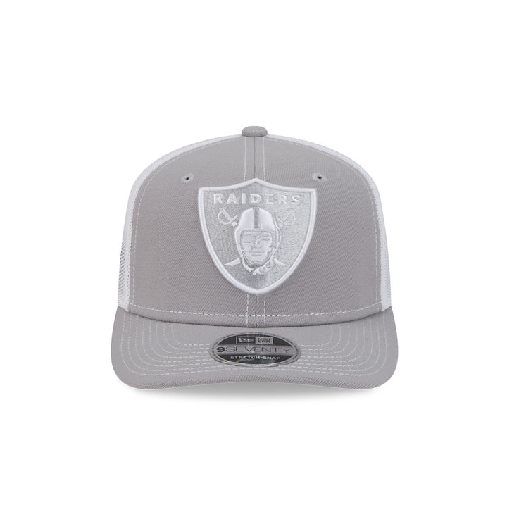 9SEVENTY Las Vegas Raiders Grey Contrast Stretch Snapback