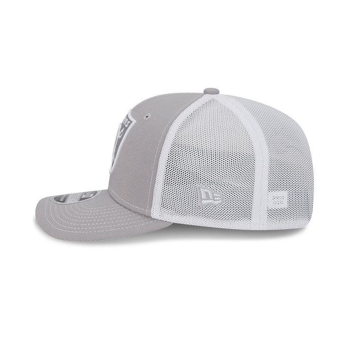 9SEVENTY Las Vegas Raiders Grey Contrast Stretch Snapback