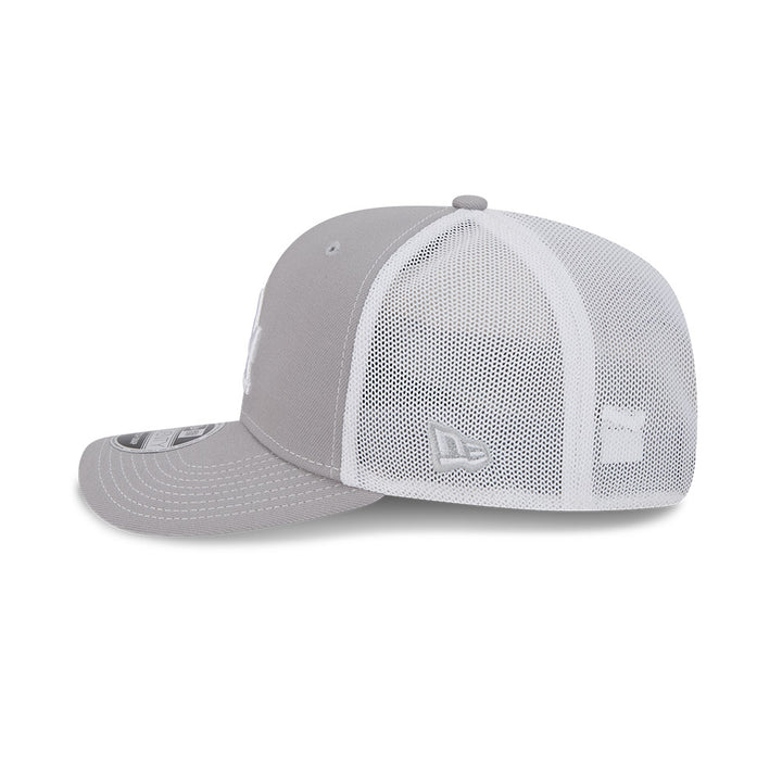 9SEVENTY Los Angeles Dodgers Grey Contrast Stretch Snapback