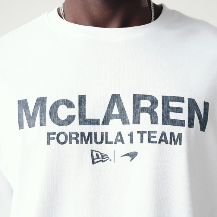 McLaren Racing Washed Pack White Oversized T-Shirt