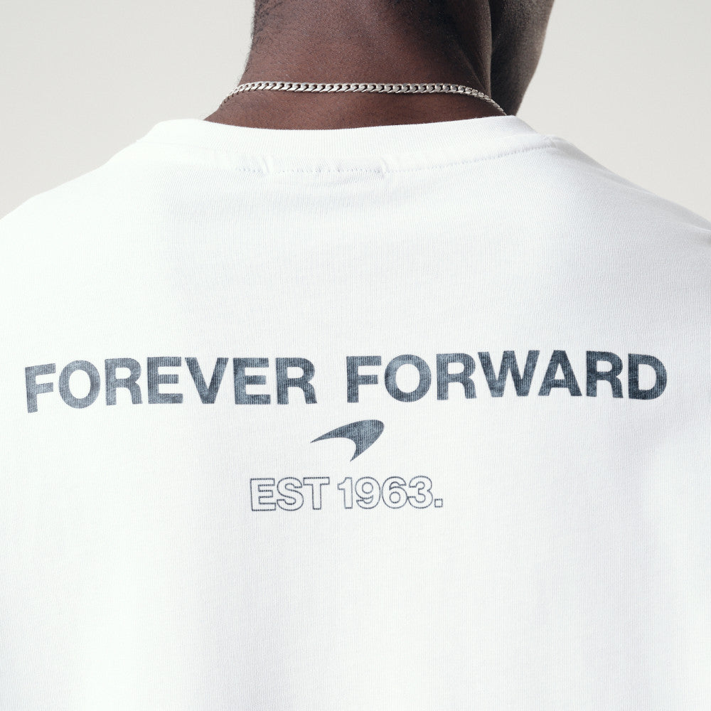 McLaren Racing Washed Pack White Oversized T-Shirt