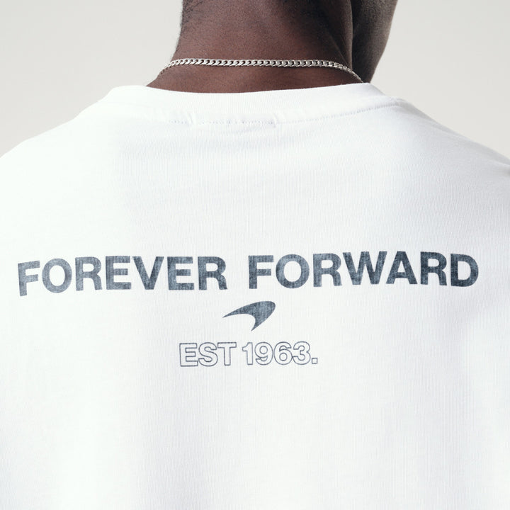 McLaren Racing Washed Pack White Oversized T-Shirt