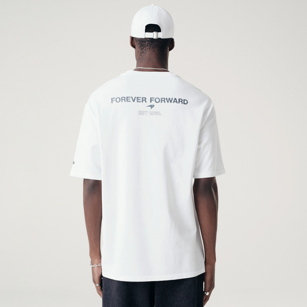 McLaren Racing Washed Pack White Oversized T-Shirt