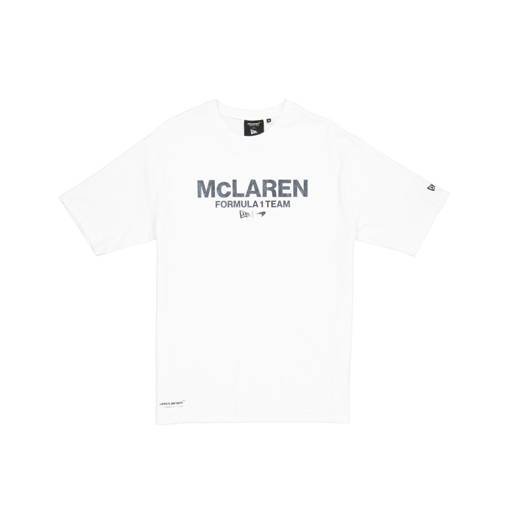 McLaren Racing Washed Pack White Oversized T-Shirt