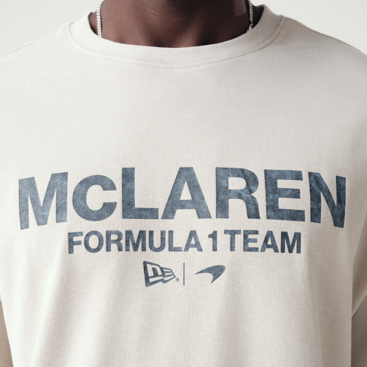 McLaren Racing Washed Pack Stone Oversized T-Shirt