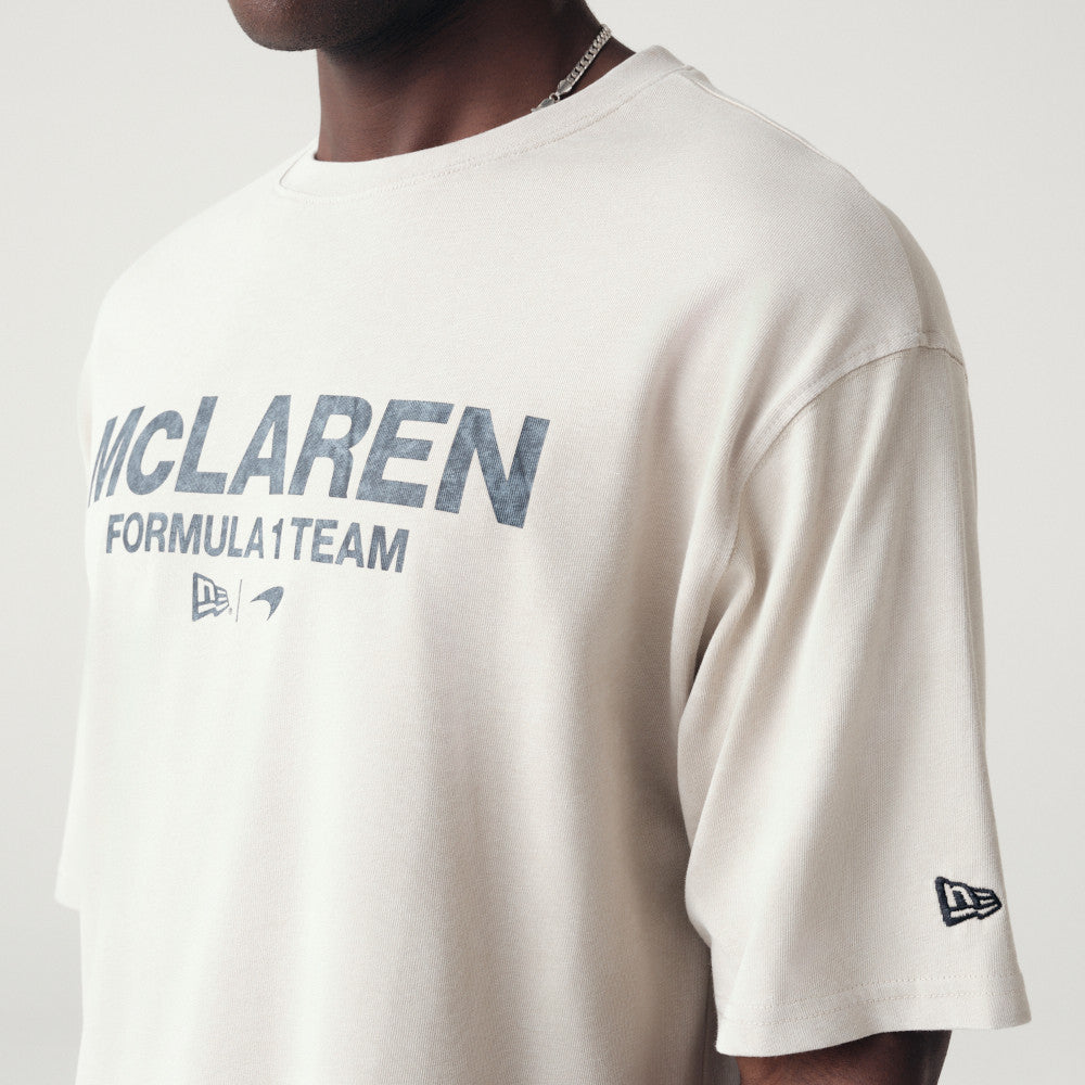 McLaren Racing Washed Pack Stone Oversized T-Shirt