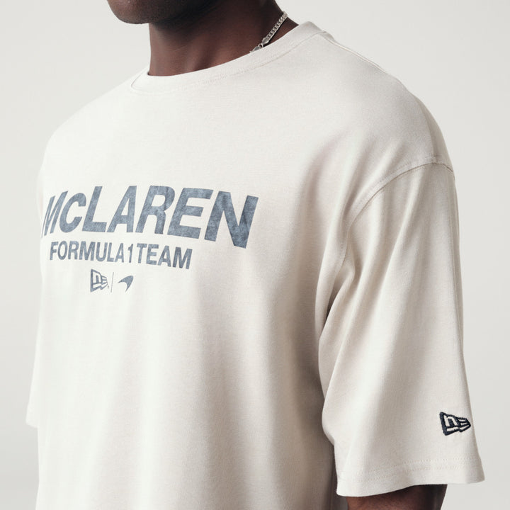 McLaren Racing Washed Pack Stone Oversized T-Shirt