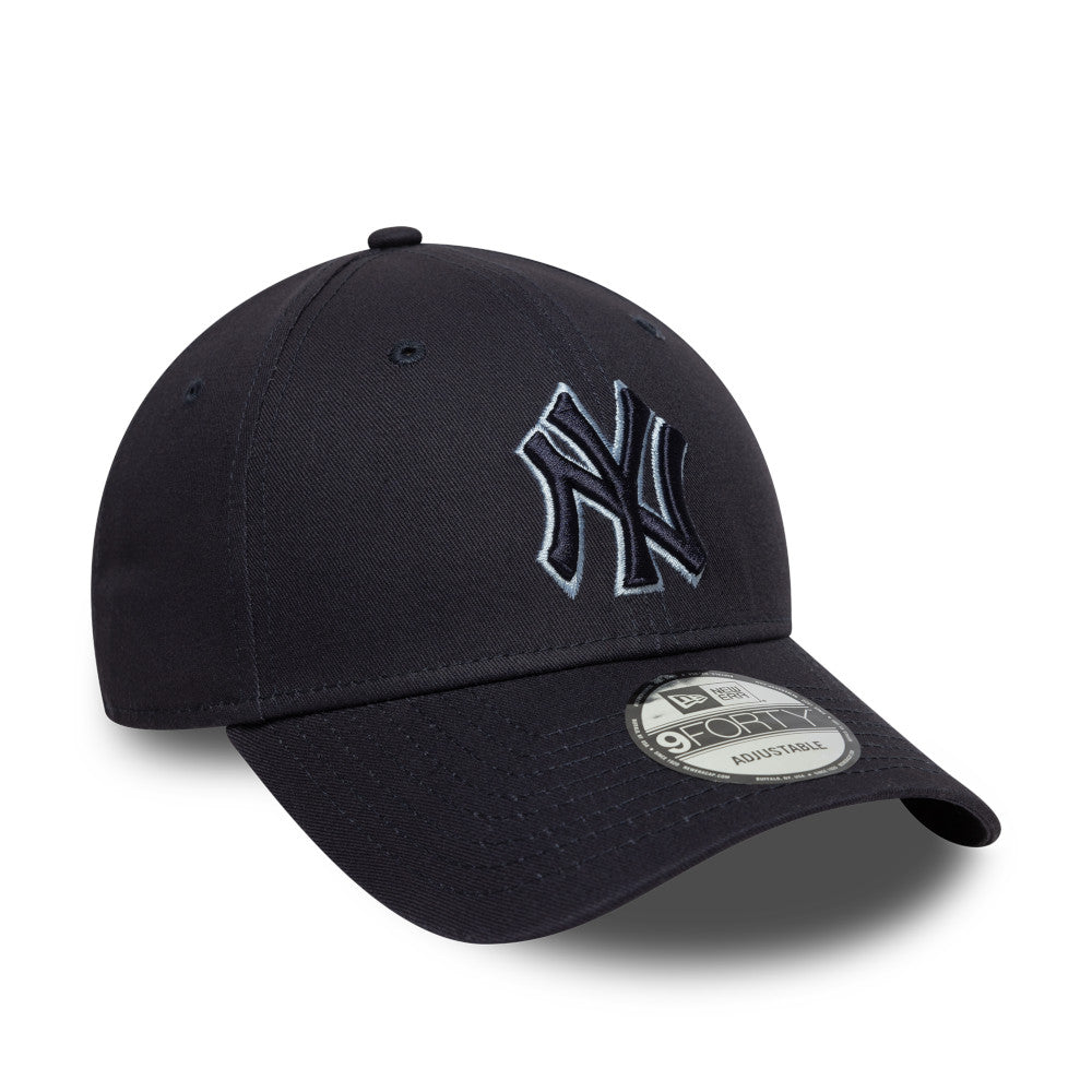 9FORTY New York Yankees Team Outline Navy Adjustable