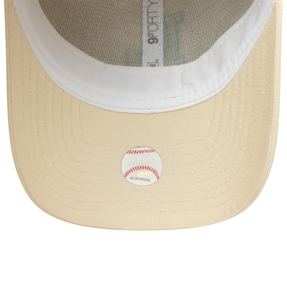 9FORTY Los Angeles Dodgers Team Outline Light Cream Adjustable