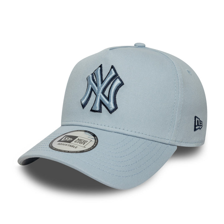 9FORTY E-Frame New York Yankees Tonal Outline Pale Blue Snapback