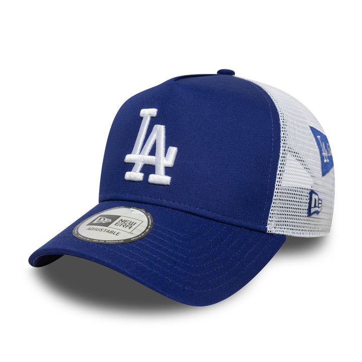 9FORTY E-Frame Trucker Los Angeles Dodgers Multi Patch Dark Royal Snapback