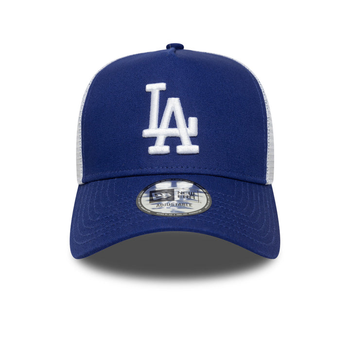 9FORTY E-Frame Trucker Los Angeles Dodgers Multi Patch Dark Royal Snapback