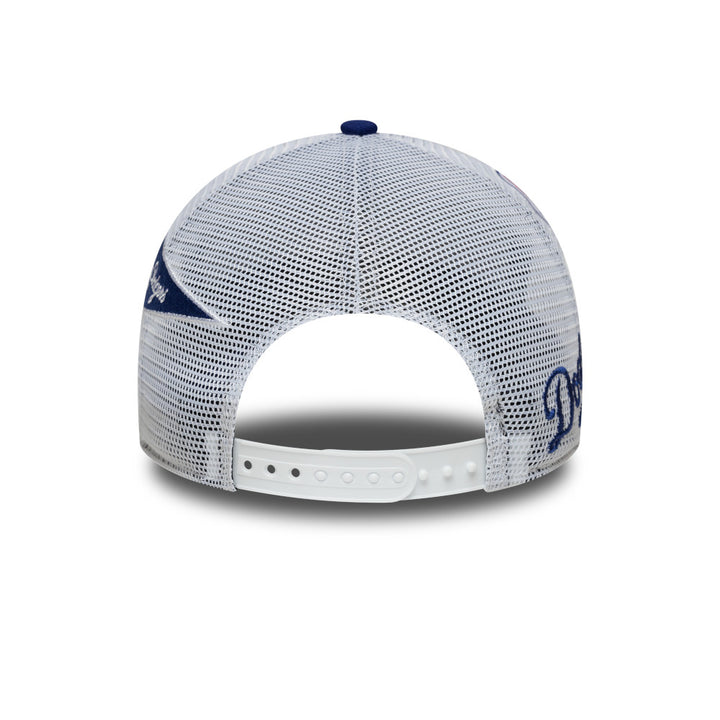 9FORTY E-Frame Trucker Los Angeles Dodgers Multi Patch Dark Royal Snapback