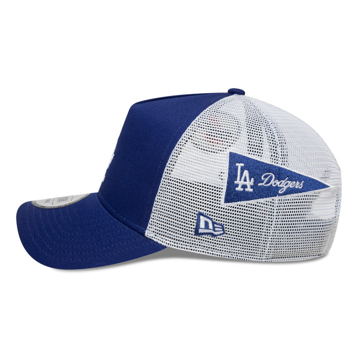 9FORTY E-Frame Trucker Los Angeles Dodgers Multi Patch Dark Royal Snapback