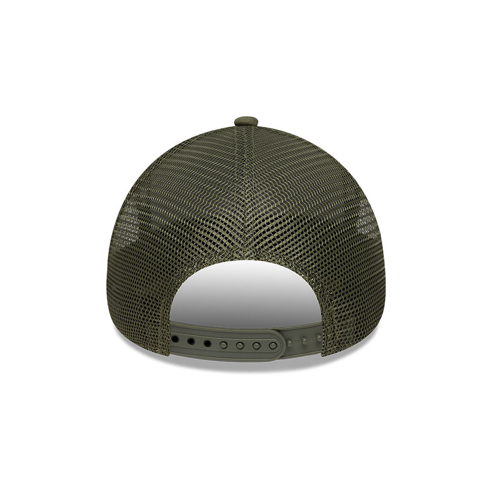 9FORTY E-Frame Tonal Patch Trucker New Olive Snapback