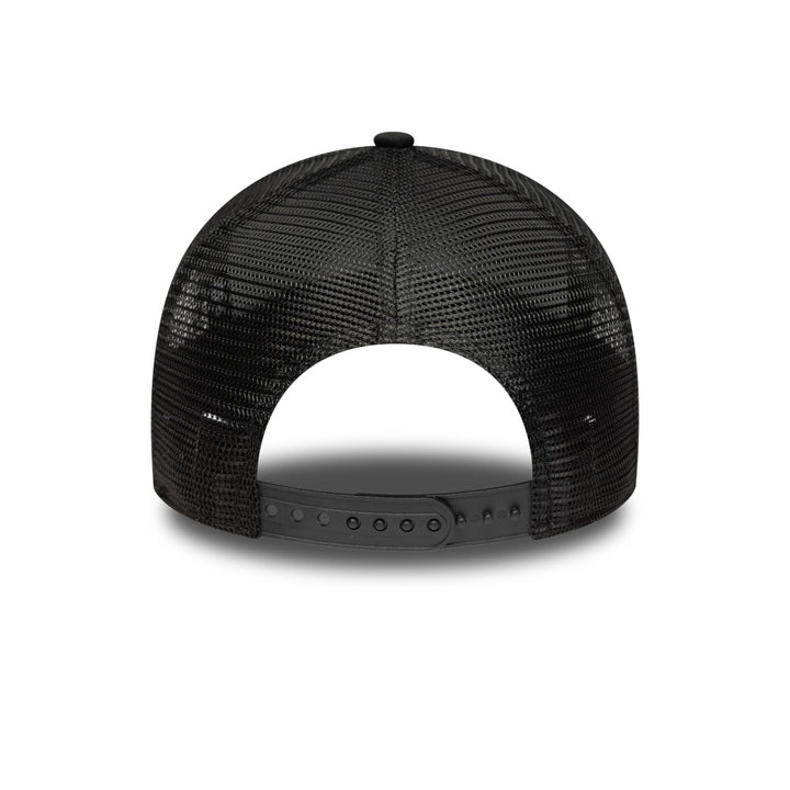 9FORTY E-Frame Trucker New Era Oval Canvas Distress Black Snapback