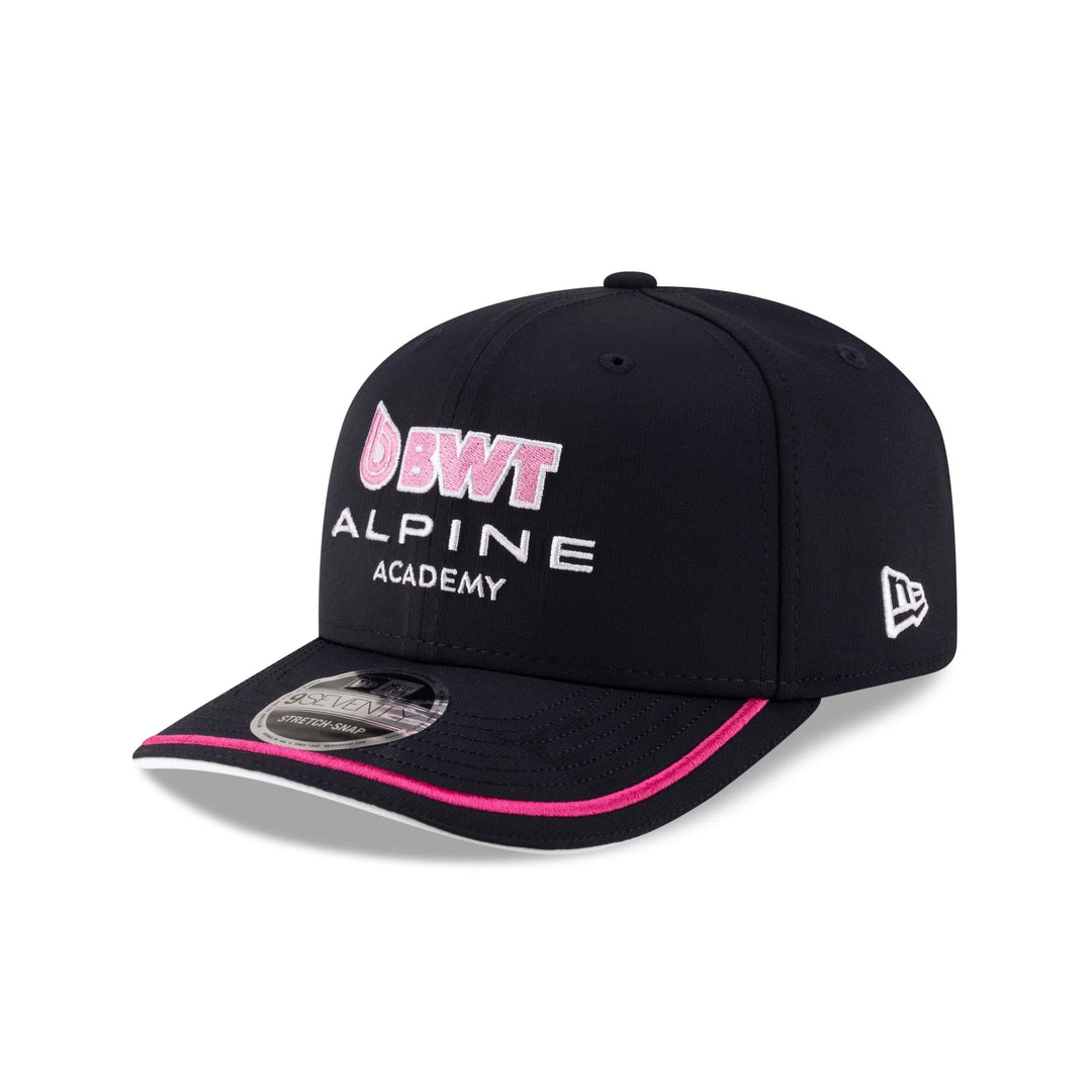 9SEVENTY BWT Alpine F1 Team Academy Black Stretch Snapback