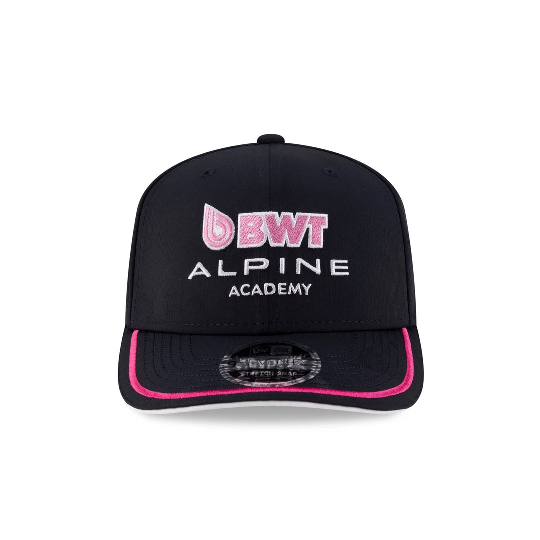 9SEVENTY BWT Alpine F1 Team Academy Black Stretch Snapback