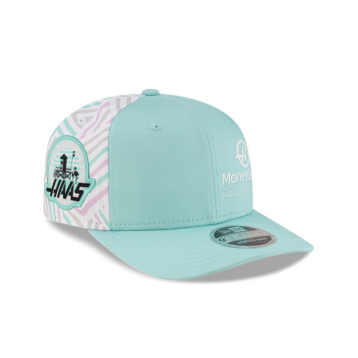 9SEVENTY MoneyGram Haas F1 Team Miami Race Special Turquoise Snapback