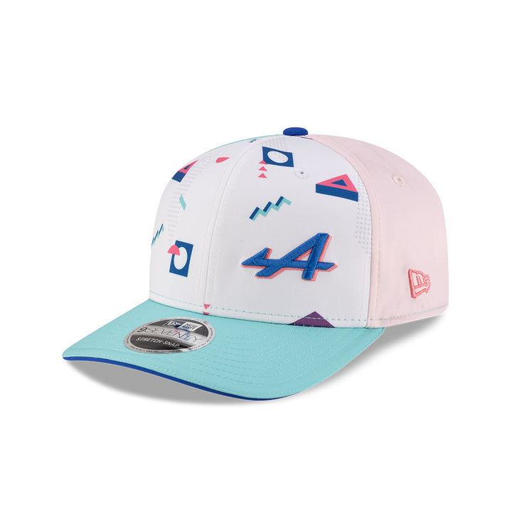 9SEVENTY Alpine Formula 1 Team Miami Race Special White Snapback
