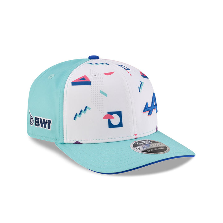 9SEVENTY Alpine Formula 1 Team Miami Race Special White Snapback