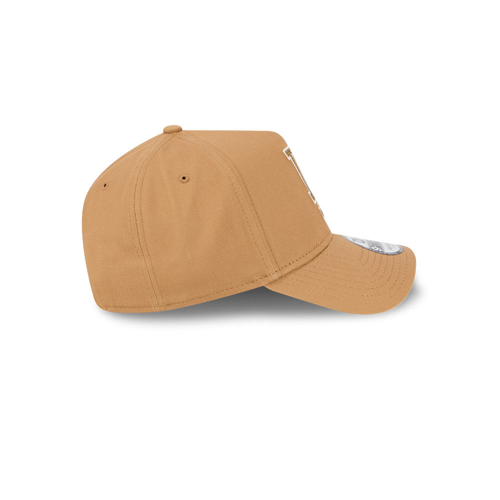9FORTY A-Frame Los Angeles Dodgers Earth Tone Chainstitch Wheat Snapback