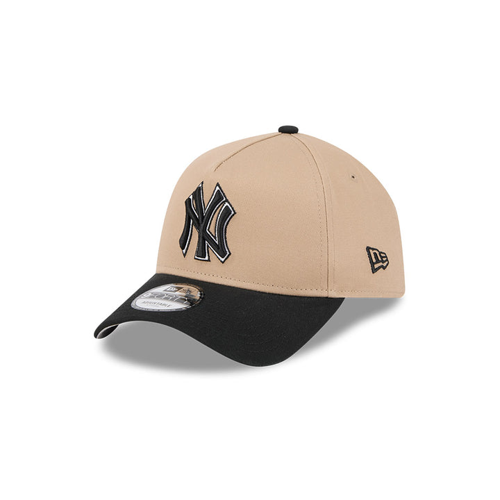 9FORTY A-Frame New York Yankees 2-Tone Black Visor Camel Sanpback