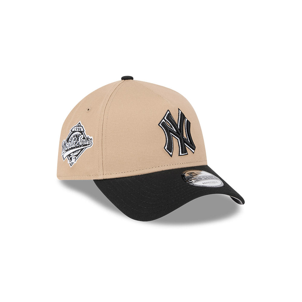 9FORTY A-Frame New York Yankees 2-Tone Black Visor Camel Sanpback
