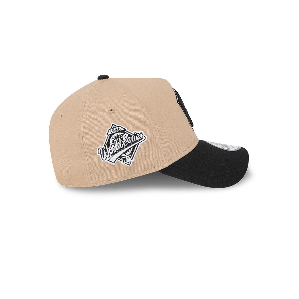 9FORTY A-Frame New York Yankees 2-Tone Black Visor Camel Sanpback