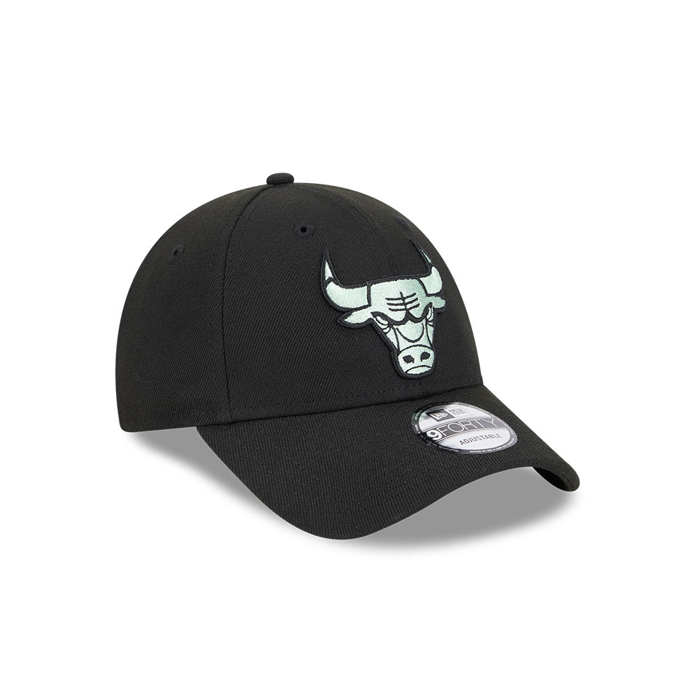 9FORTY Chicago Bulls Peppermint Repreve Black Adjustable