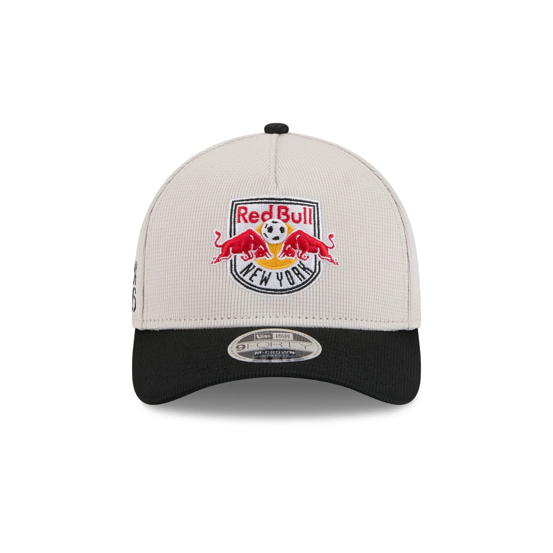 9FORTY A-Frame New York Red Bulls MLS 2025 Jersey Hook Khaki Snapback