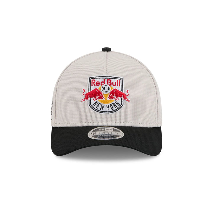 9FORTY A-Frame New York Red Bulls MLS 2025 Jersey Hook Khaki Snapback