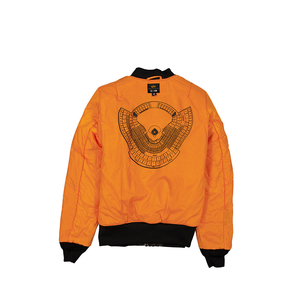 Los Angeles Dodgers MLB x Alpha Industries Black Reversible Bomber Jacket