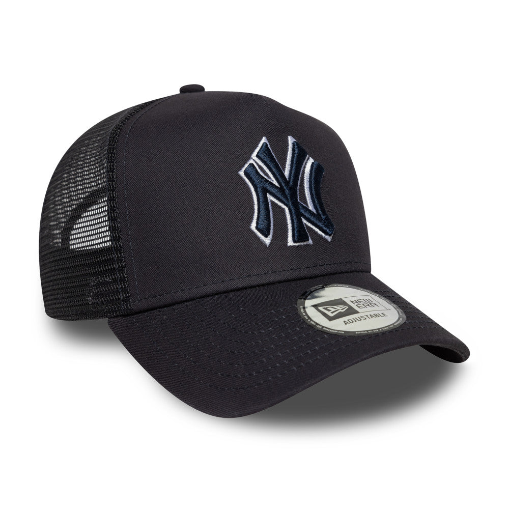 9FORTY E-Frame Trucker New York Yankees Outline Navy Snapback