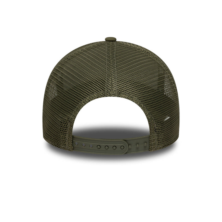 9FORTY E-Frame Trucker Los Angeles Dodgers Outline New Olive Snapback