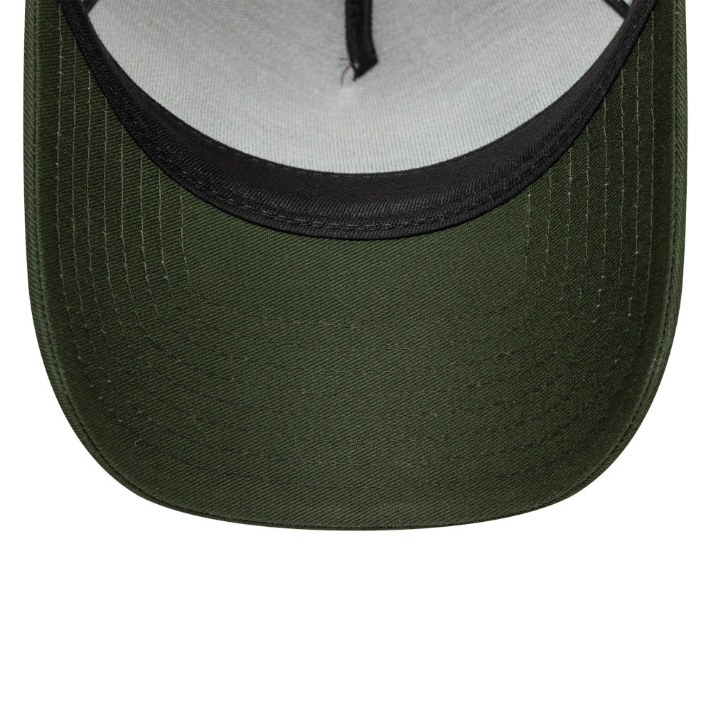 9FORTY E-Frame Trucker New Era Animal Patch Deep Seaweed Visor Deep Auburn Snapback